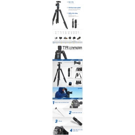 Chân máy ảnh Tripod & Monopod 2in1 Benro iTrip IT25