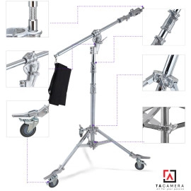Chân Đèn Chuyên Nghiệp Meking M6 2in1 Steel Boom