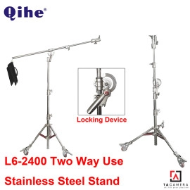 Chân Đèn Chuyên Nghiệp Qihe L6 2in1 Steel Boom