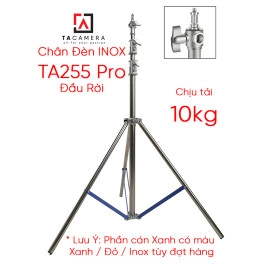 Chân Đèn Inox TA255 Pro - Đầu Rời - 2,5m