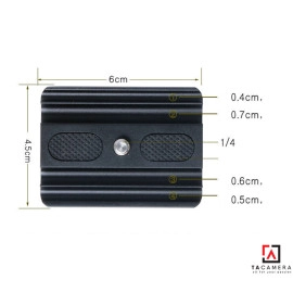 Đế Plate Giữ Dây USB - Cáp Tether - Chuẩn PU50