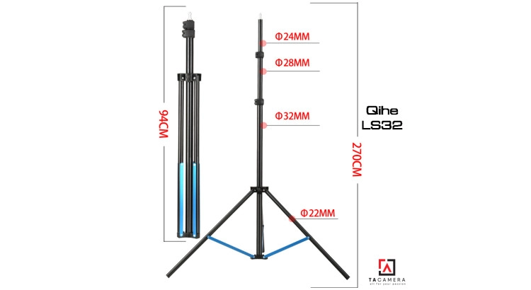 Chân Đèn Beike L32 (270cm) - Chính Hãng