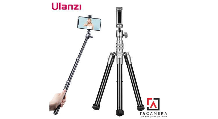 Chân Máy Ảnh Kiêm Gậy Chụp Hình Selfie Stick Ulanzi SK-04 - Chịu Tải 2Kg