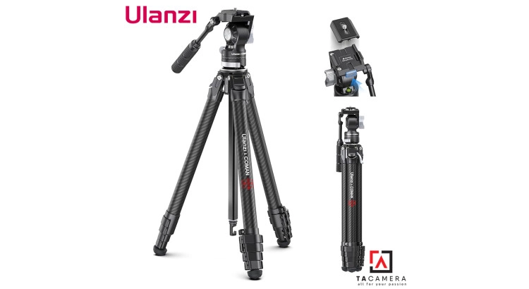 Chân Máy Ảnh - Tripod Ulanzi Coman Zero V Travel - Carbon