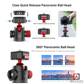 Đầu Ballhead Ulanzi U-100 Claw - Chịu Tải 20kg