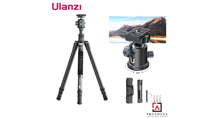 Chân máy ảnh Tripod & Monopod 2in1 Ulanzi MT-61 - Carbon Và Nhôm - 174cm