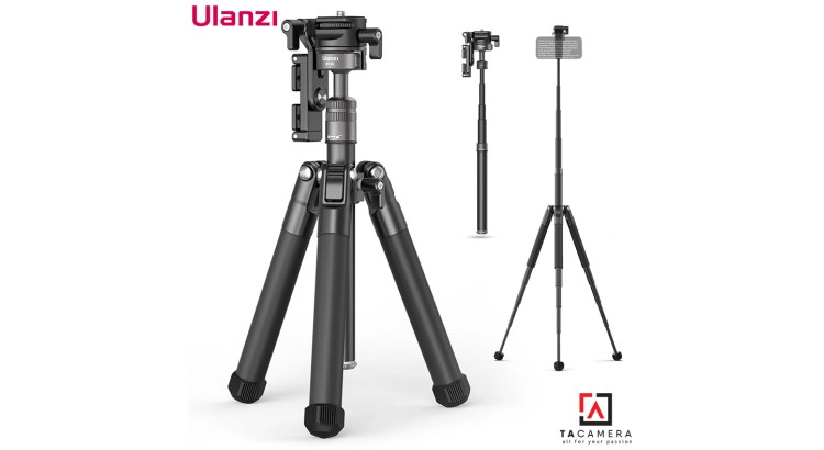 Chân Máy Ảnh - Tripod Ulanzi MT-63 - Tripod Mini Cho Điện Thoại - Máy Ảnh 2 in 1 - 145cm