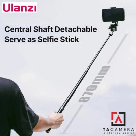 Chân Máy Ảnh - Tripod Ulanzi MT-63 - Tripod Mini Cho Điện Thoại - Máy Ảnh 2 in 1 - 145cm