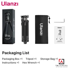 Chân Máy Ảnh - Tripod Ulanzi MT-63 - Tripod Mini Cho Điện Thoại - Máy Ảnh 2 in 1 - 145cm