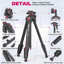 Chân Máy Ảnh - Tripod Ulanzi TT07 Vlog Ombra Claw - 150cm