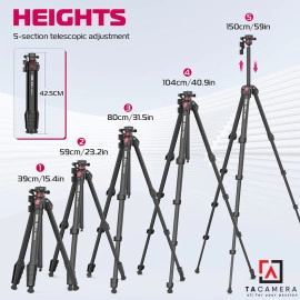 Chân Máy Ảnh - Tripod Ulanzi TT07 Vlog Ombra Claw - 150cm