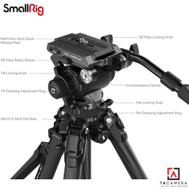 Chân Quay Phim - SmallRig x Potato Jet TRIBEX Hydraulic Carbon Fiber Tripod Kit - 4259