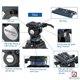 Chân Quay Phim - Benro KH26PC - PP Hoằng Quân