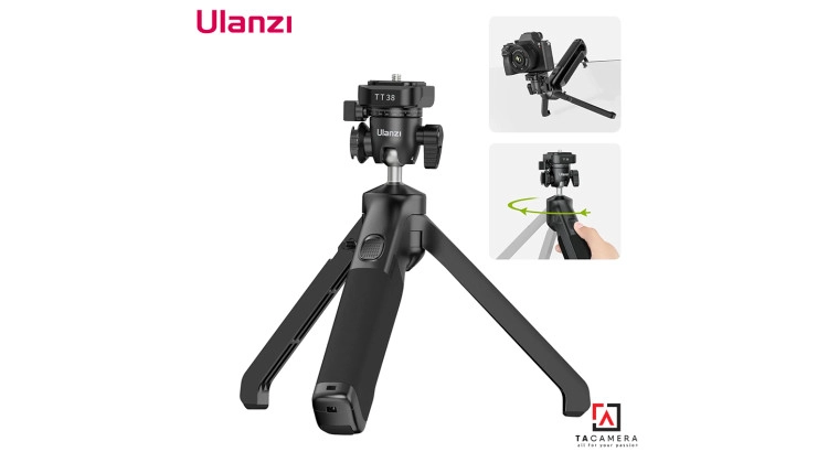 Chân Tripod Ulanzi TT38 Dành Cho Máy Ảnh Tících Hợp Ngàm Tháo Lắp Nhanh UKA F38