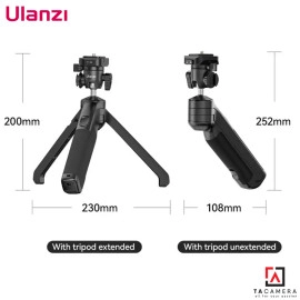 Chân Tripod Ulanzi TT38 Dành Cho Máy Ảnh Tících Hợp Ngàm Tháo Lắp Nhanh UKA F38