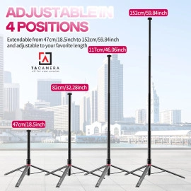 Gậy Selfie Kiêm Tripod Ulanzi AT-03 + AT-04 Chất Liệu Hợp Kim Nhôm Tải Trọng 5kg