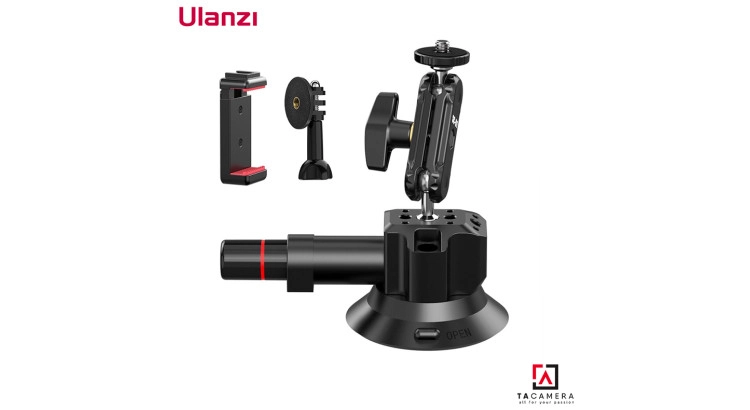 Giá Đỡ Chân Không Đa Năng Ulanzi SC-01 Đầu ốc 1/4 - Tặng Kèm Kẹp Điện Thoại, Ngàm Gắn Camera Hành Trình