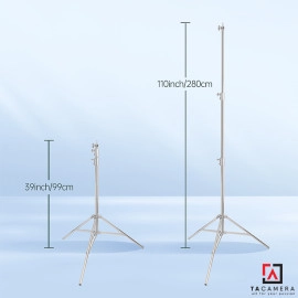 Chân Đèn Inox TA280 Công Nghệ Đệm Khí - 2,8m