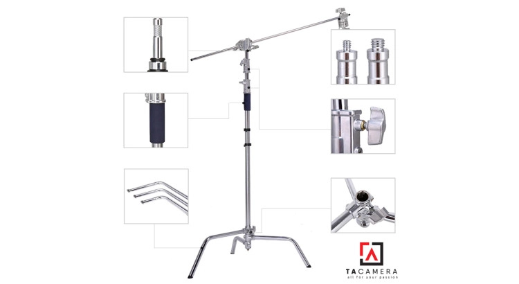 Chân Đèn C-Stand MK CK-1 Kèm Boom Ngang