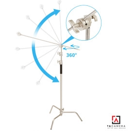 Tay Boom - Arm Treo Đèn Inox 125cm