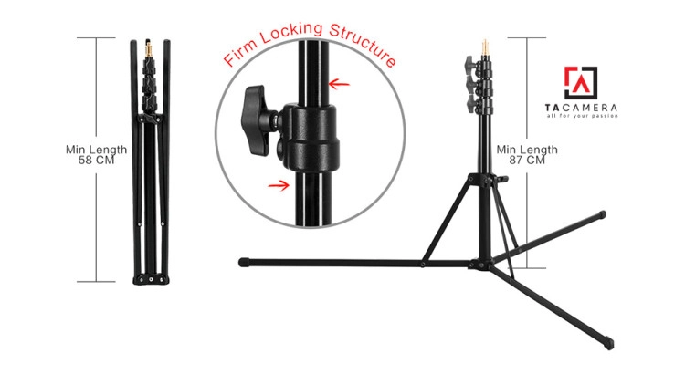 Chân Đèn Gấp Ngược Jinbei L2400A