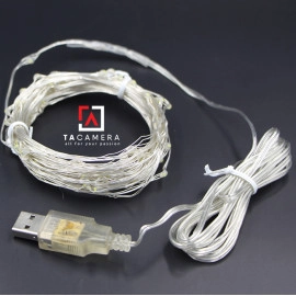 LED Fairy Lights - Đèn Đom Đóm - Size 5m 50 Bóng - Nguồn USB