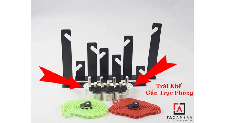 Trái Khế Gắn Trục Phông Quay Phim Chụp Hình - 1 Cái