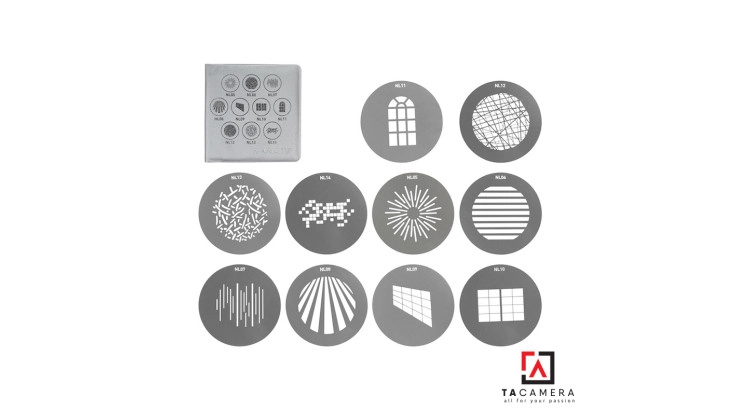 Combo 10 Thẻ Hiệu Ứng - Nanlite Gobo Set 1