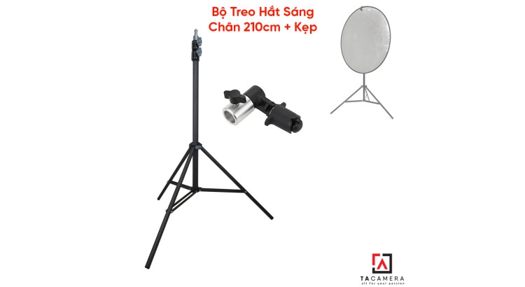 Bộ Treo Hắt Sáng - Chân 210cm + Kẹp