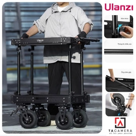 Xe Đẩy Thiết Bị 2 Tầng Cho Studio Ulanzi CAR01 - Tải Trọng 250kg