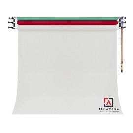 Bộ Kit Khung Xích Treo Phông 2 Trục - Kèm Phông Giấy Nền Chụp Hình - Made in USA - 2.72*10m