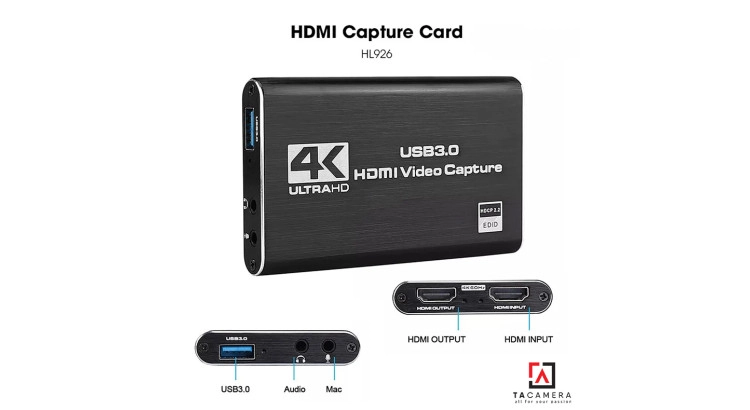Bộ Capture Livestream HL926 - 4K 60p USB 3.0