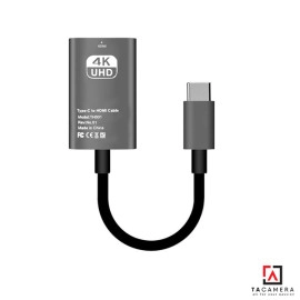 Cáp Type-C To HDMI Female 4K 30Hz Dài 20cm Chip ..
