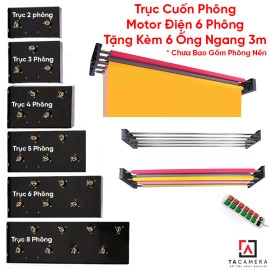 Trục Cuốn Phông Motor Điện 6 Phông - Tặng Kèm 6 Ốn..