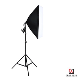 Bộ Kit E27 Kèm Softbox 50x70cm + Chân Đèn 2,8m TA280B (chân lớn)
