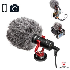 Micro Thu Âm Boya MM1 dùng cho điện thoại và DSLR camera (Chính hãng)