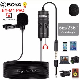 Microphone Thu Âm Cài Áo BOYA BY-M1 PRO Giảm Ổn (Chính Hãng)