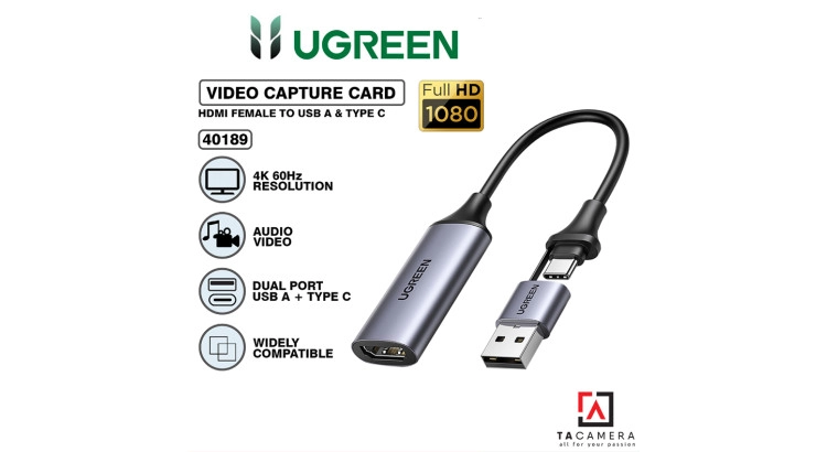 Bộ Capture Livestream Ugreen - 40189