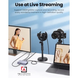 Bộ Capture Livestream Ugreen HDMI 4K 60Hz - 10937