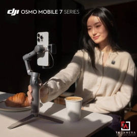 Tay Cầm Chống Rung Điện Thoại - Gimbal DJI Osmo Mobile 7P (Kèm Mic Thu Âm Không Dây)