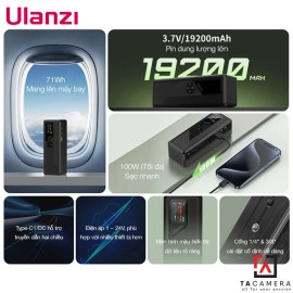 Pin Sạc Dự Phòng Ulanzi BS004 - 19200mAh 100w