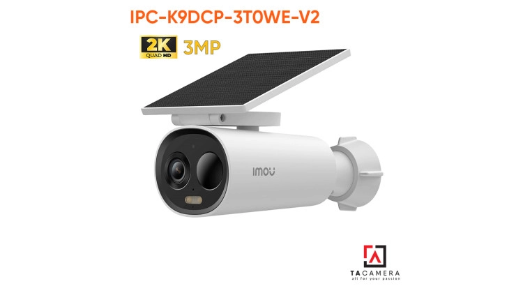 Camera Ngoài Trời Imou Cell 3C IPC-K9DCP-3T0WE-V2 2K 3MP Kèm Pin Năng Lượng Mặt Trời