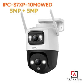Camera Wifi Ngoài Trời 2 Ống Kính Imou IPC-S7XP-10M0WED 10MP ( 5MP+5MP) Hồng Ngoại 30m, Cảnh Báo Chủ Động Còi Và Đèn
