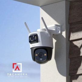Kèm Thẻ Nhớ 64GB - Camera Wifi Ngoài Trời 2 Ống Kính Imou IPC-S7XP-10M0WED 10MP ( 5MP+5MP) Hồng Ngoại 30m, Cảnh Báo Chủ Động Còi Và Đèn