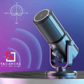Micro Thu Âm Đa Hướng Condenser Ulanzi DCM-05 RGB