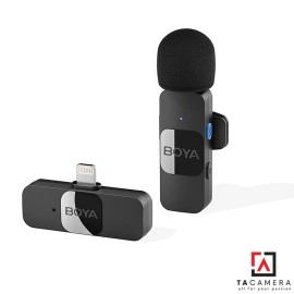 Micro Thu Âm Không Dây Cho Điện Thoại Boya BY-V1 - Cổng Lightning