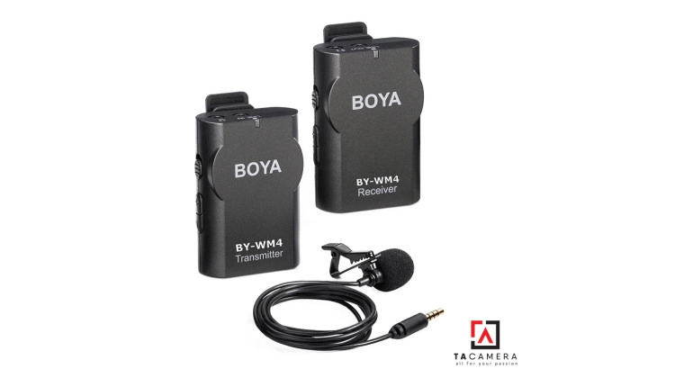Micro Không Dây Boya BY-WM4 Pro-K1 ( TX+RX ) - Chính Hãng
