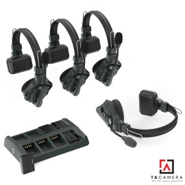 Tai Nghe Hollyland Solidcom C1-4S Full-Duplex Wireless DECT Intercom System with 4 Headsets (1.9 GHz) - Chính Hãng