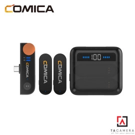 Mic Thu Âm Không Dây Comica Vimo S-UC Black - Cổng TypeC