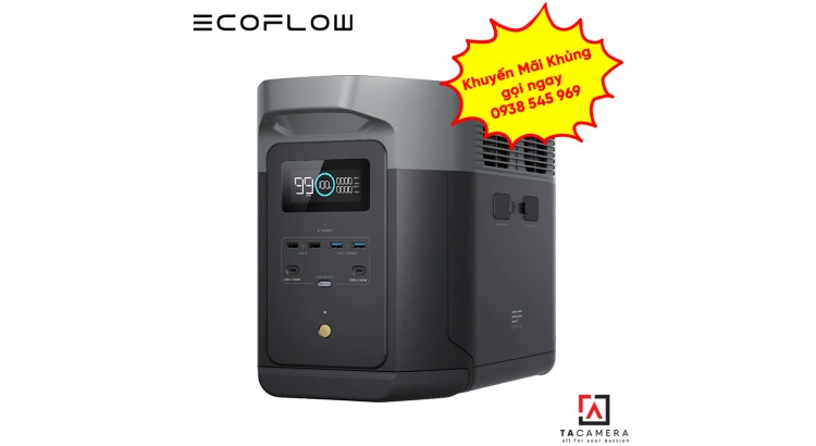 Trạm Tích Điện EcoFlow DELTA 2 Max Power Station 2048Wh - New 2023